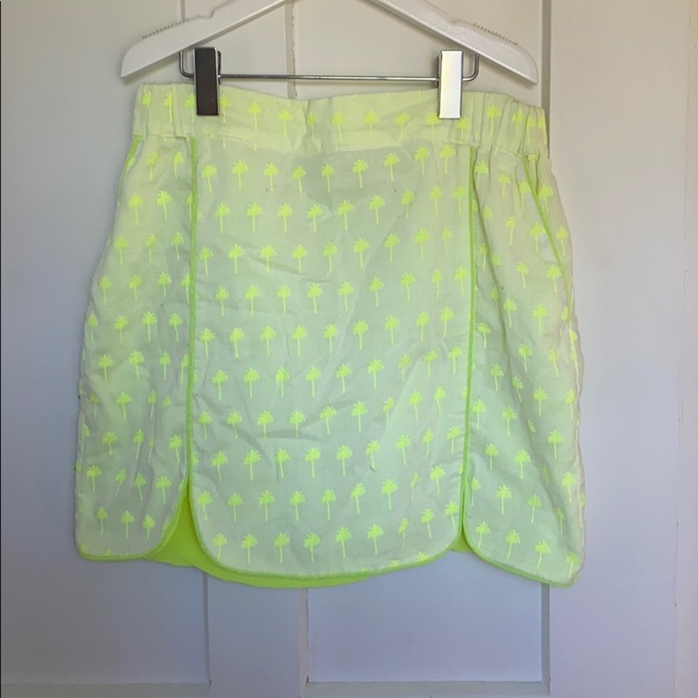 Karl Marc John Neon Palm Tree Skirt